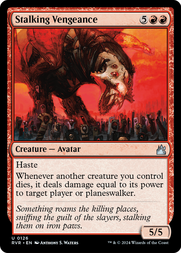 Stalking Vengeance (RVR-126) - Ravnica Remastered