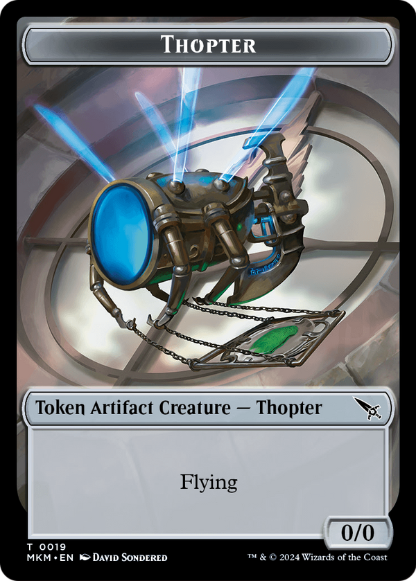 Thopter (TMKM-019) - Murders at Karlov Manor Tokens