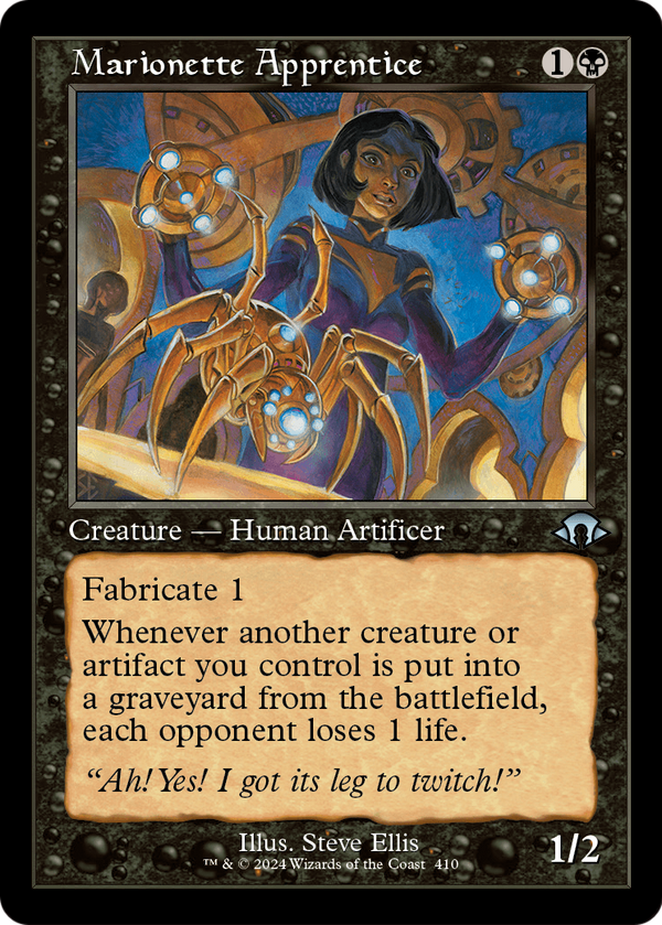 Marionette Apprentice (Retro Frame) (MH3-410) - Modern Horizons 3 Foil
