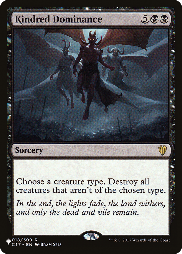 Kindred Dominance (LIST-C17-18) - The List