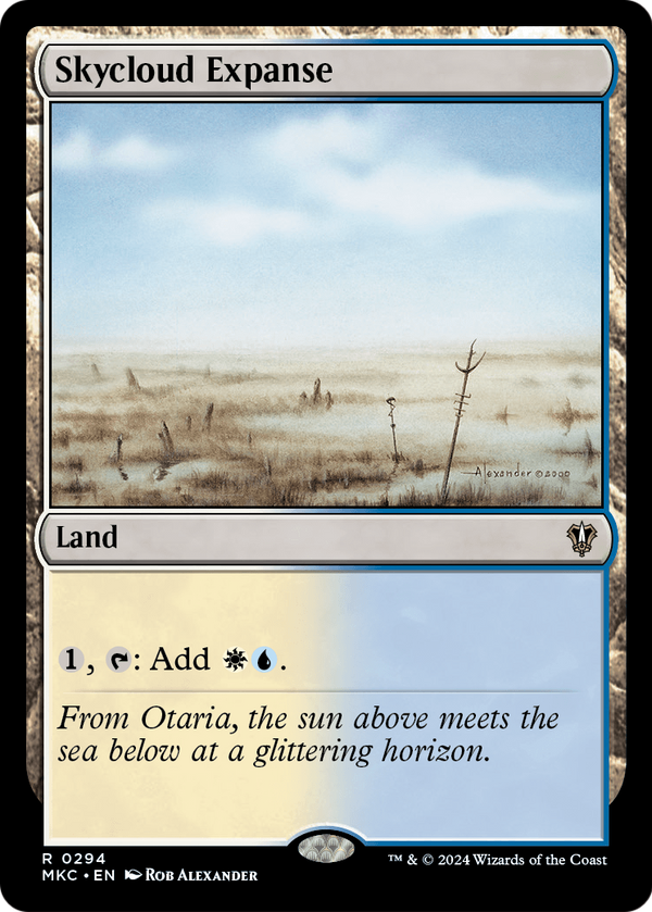 Skycloud Expanse (MKC-294) - Murders at Karlov Manor Commander
