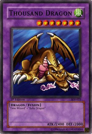 Thousand Dragon (SDJ-023) - Starter Deck: Joey 1st Edition