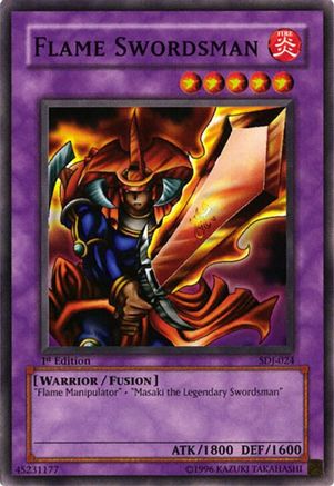 Flame Swordsman (SDJ-024) - Starter Deck: Joey 1st Edition