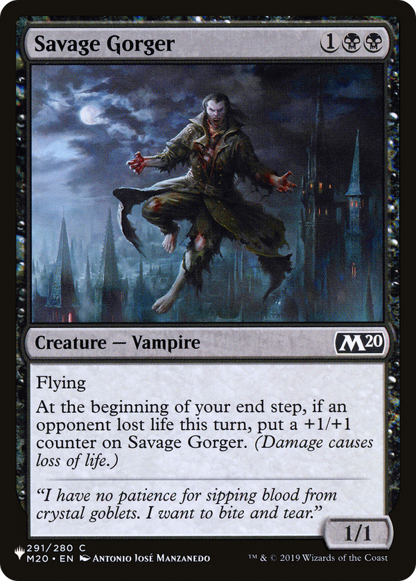 Savage Gorger (LIST-M20-291) - The List