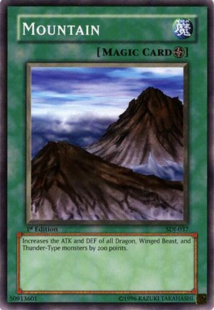 Mountain (SDJ-037) - Starter Deck: Joey 1st Edition