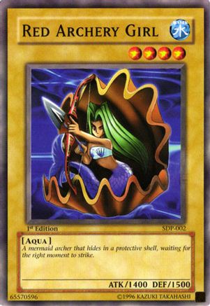 Red Archery Girl (SDP-002) - Starter Deck: Pegasus 1st Edition