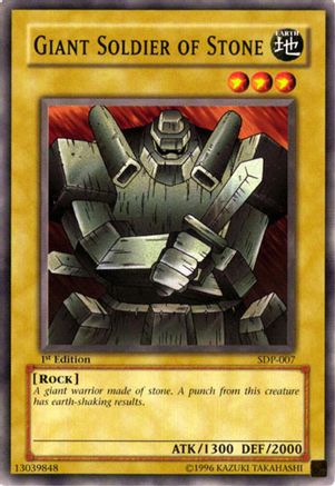 Giant Soldier of Stone (SDP-007) - Starter Deck: Pegasus 1st Edition
