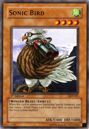 Sonic Bird (SDP-011) - Starter Deck: Pegasus 1st Edition