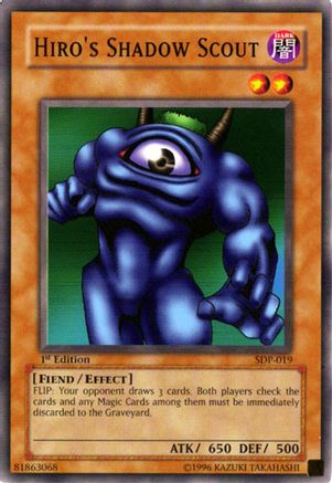 Hiro's Shadow Scout (SDP-019) - Starter Deck: Pegasus 1st Edition