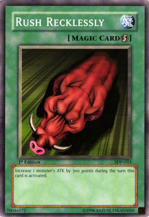 Rush Recklessly (SDP-033) - Starter Deck: Pegasus 1st Edition
