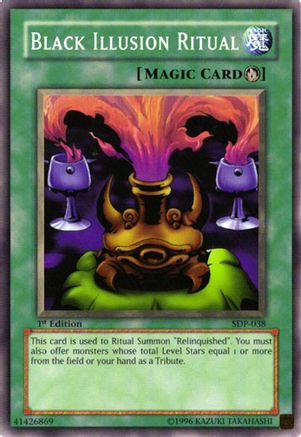 Black Illusion Ritual (SDP-038) - Starter Deck: Pegasus 1st Edition