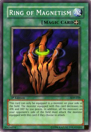 Ring of Magnetism (SDP-039) - Starter Deck: Pegasus 1st Edition
