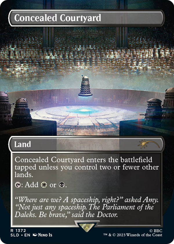 Concealed Courtyard (SLD-1372) - Secret Lair Drop (Borderless)