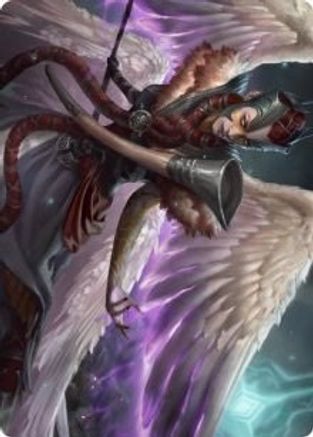 Firja, Judge of Valor Art Card (ASKHM-056) - Art Series: Kaldheim