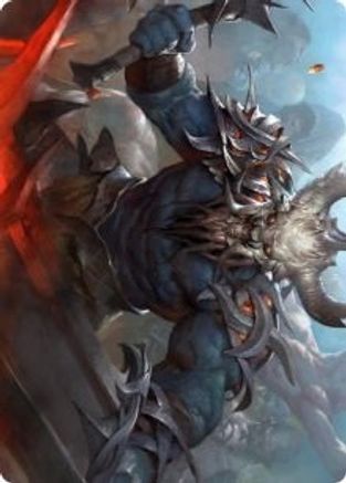 Frenzied Raider Art Card (ASKHM-034) - Art Series: Kaldheim