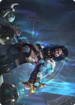 Halvar, God of Battle Art Card (ASKHM-002) - Art Series: Kaldheim