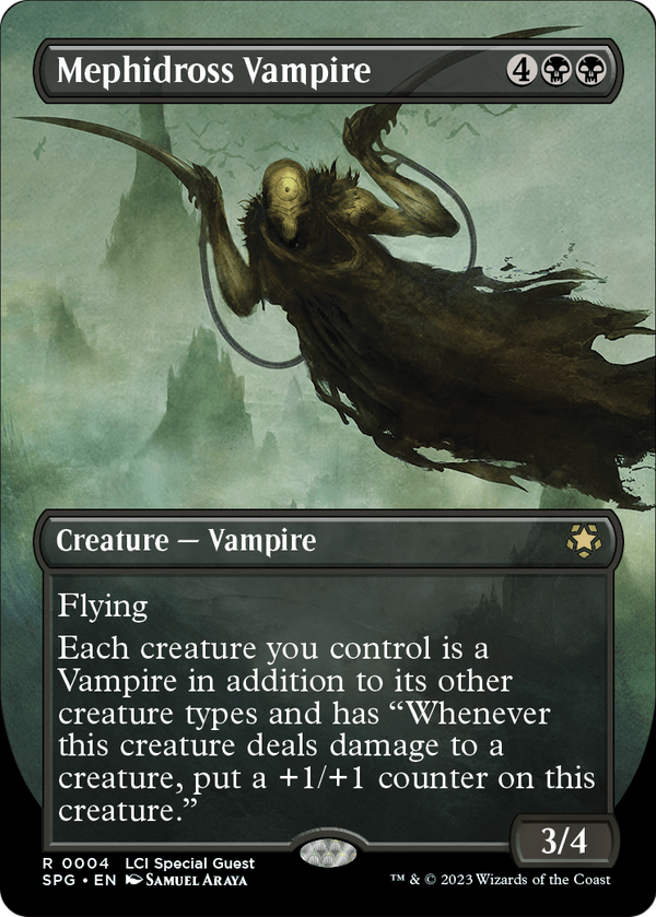 Mephidross Vampire (Borderless) (SPG-004) - Special Guests Foil