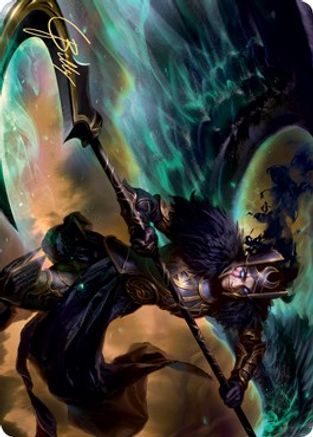 Vengeful Reaper Art Card (Gold-Stamped Signature) (ASKHM-029) - Art Series: Kaldheim