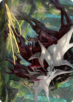 Vorinclex, Monstrous Raider Art Card (54/81) (Gold-Stamped Signature) (ASKHM-054) - Art Series: Kaldheim