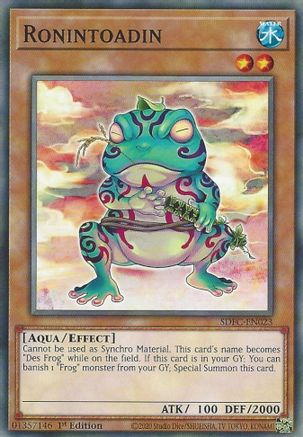 Ronintoadin (SDFC-EN023) - Structure Deck: Freezing Chains 1st Edition