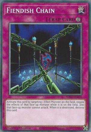 Fiendish Chain (SDFC-EN036) - Structure Deck: Freezing Chains 1st Edition