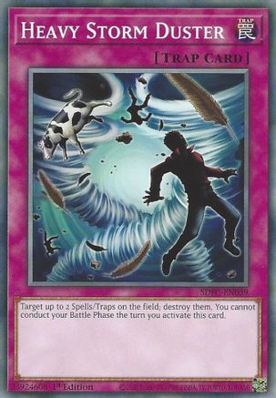 Heavy Storm Duster (SDFC-EN039) - Structure Deck: Freezing Chains 1st Edition