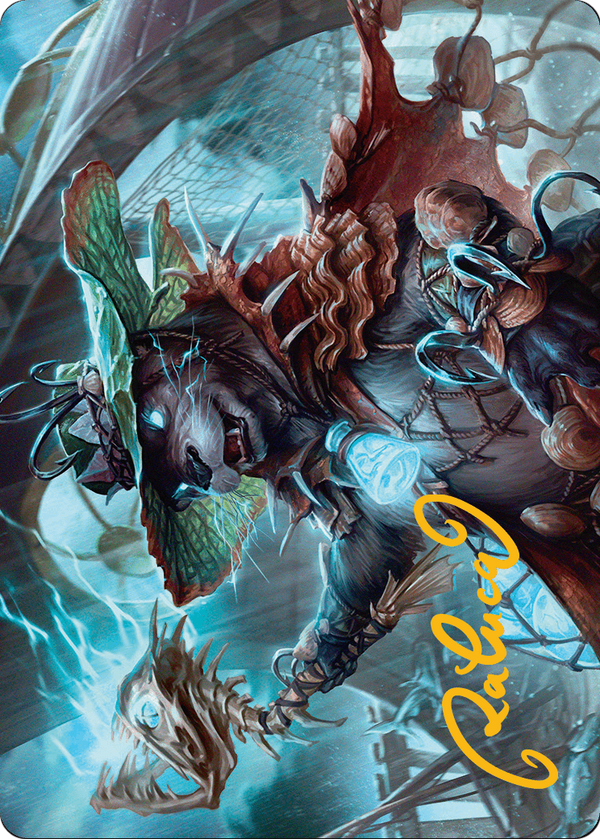 Tempest Angler // Tempest Angler (ABLB-030) - Bloomburrow Art Series (Borderless)
