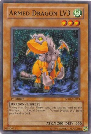 Armed Dragon LV3 (SOD-EN013) - Soul of the Duelist Unlimited
