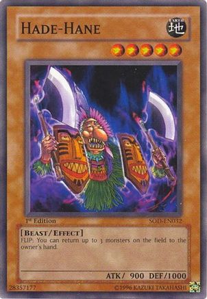 Hade-Hane (SOD-EN032) - Soul of the Duelist Unlimited