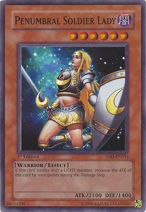Penumbral Soldier Lady (SOD-EN033) - Soul of the Duelist 1st Edition