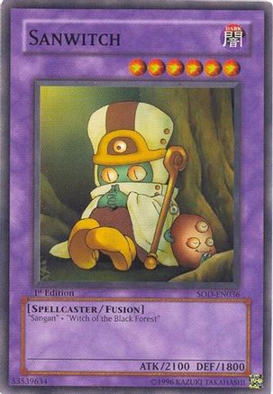 Sanwitch (SOD-EN036) - Soul of the Duelist 1st Edition
