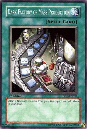 Dark Factory of Mass Production (SOD-EN037) - Soul of the Duelist Unlimited