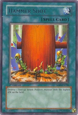 Hammer Shot (SOD-EN038) - Soul of the Duelist Unlimited