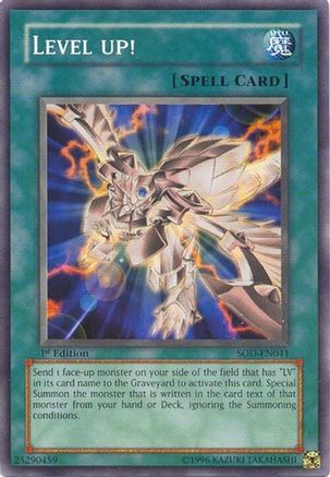 Level Up! (SOD-EN041) - Soul of the Duelist 1st Edition