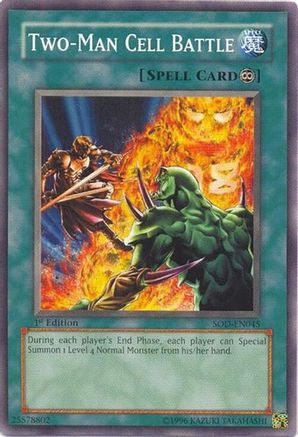Two-Man Cell Battle (SOD-EN045) - Soul of the Duelist 1st Edition