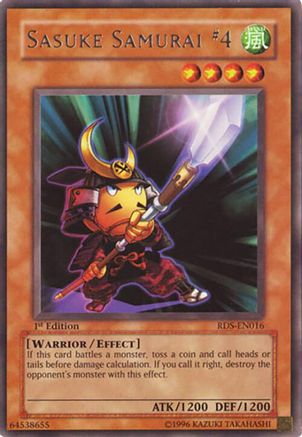 Sasuke Samurai #4 (RDS-EN016) - Rise of Destiny 1st Edition