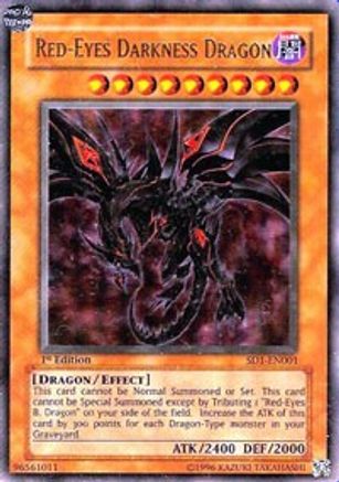 Red-Eyes Darkness Dragon (SD1-EN001) - Structure Deck: Dragon's Roar Unlimited