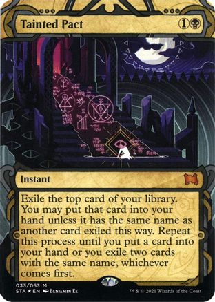 Tainted Pact (Foil Etched) (STA-033) - Strixhaven Mystical Archive (Borderless) Foil