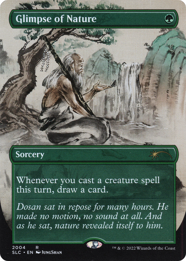 Glimpse of Nature (SLC-2004) - Secret Lair Countdown Kit (Borderless) Foil