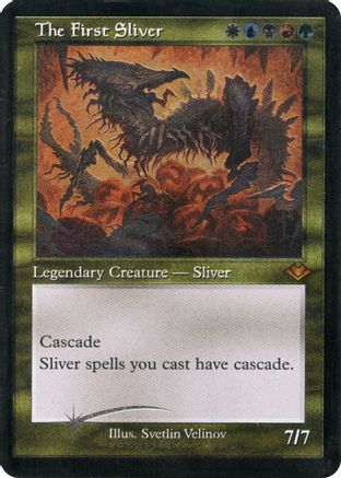 The First Sliver (Retro Frame) (Foil Etched) (MH1-026) - Modern Horizons Foil