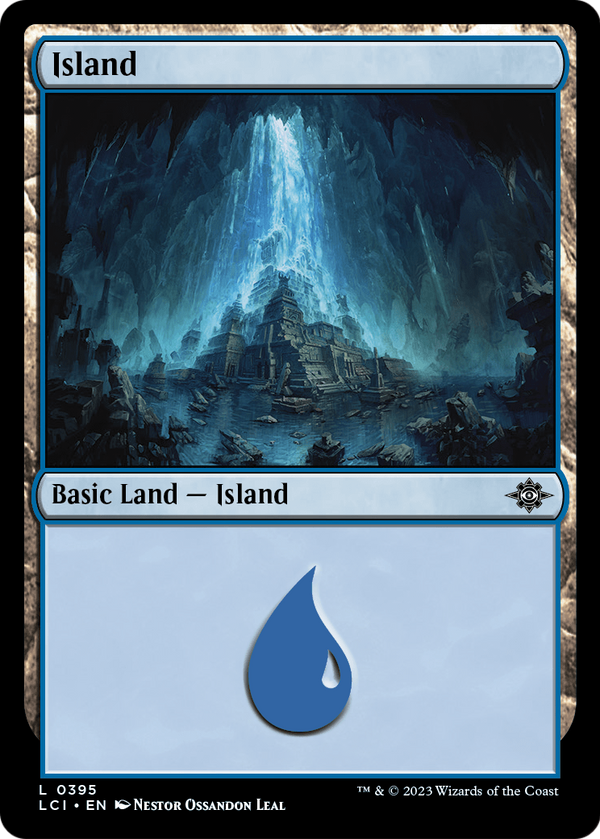Island (0395) (LCI-395) - The Lost Caverns of Ixalan Foil