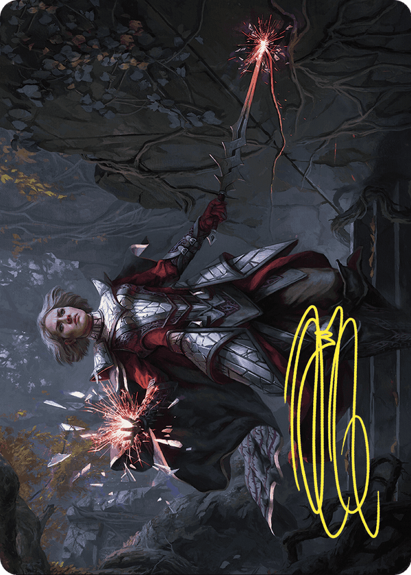 Rowan, Scion of War // Rowan, Scion of War (AWOE-031) - Wilds of Eldraine Art Series (Borderless)