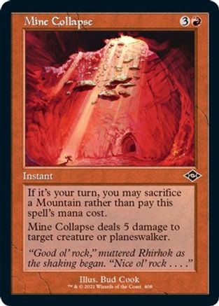 Mine Collapse (Retro Frame) (Foil Etched) (MH2-408) - Modern Horizons 2 Foil