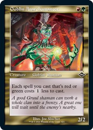 Goblin Anarchomancer (Retro Frame) (Foil Etched) (MH2-421) - Modern Horizons 2 Foil