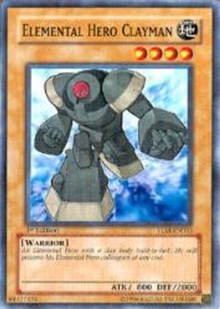 Elemental Hero Clayman (TLM-EN003) - The Lost Millennium 1st Edition