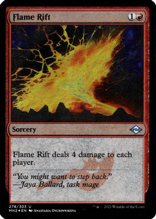 Flame Rift (Foil Etched) (MH2-278) - Modern Horizons 2 Foil