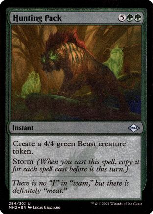 Hunting Pack (Foil Etched) (MH2-284) - Modern Horizons 2 Foil