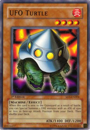 UFO Turtle (SD3-EN004) - Structure Deck: Blaze of Destruction 1st Edition