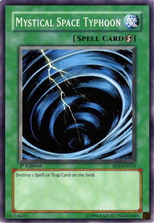 Mystical Space Typhoon (SD3-EN015) - Structure Deck: Blaze of Destruction 1st Edition