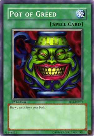 Pot of Greed (SD3-EN019) - Structure Deck: Blaze of Destruction 1st Edition